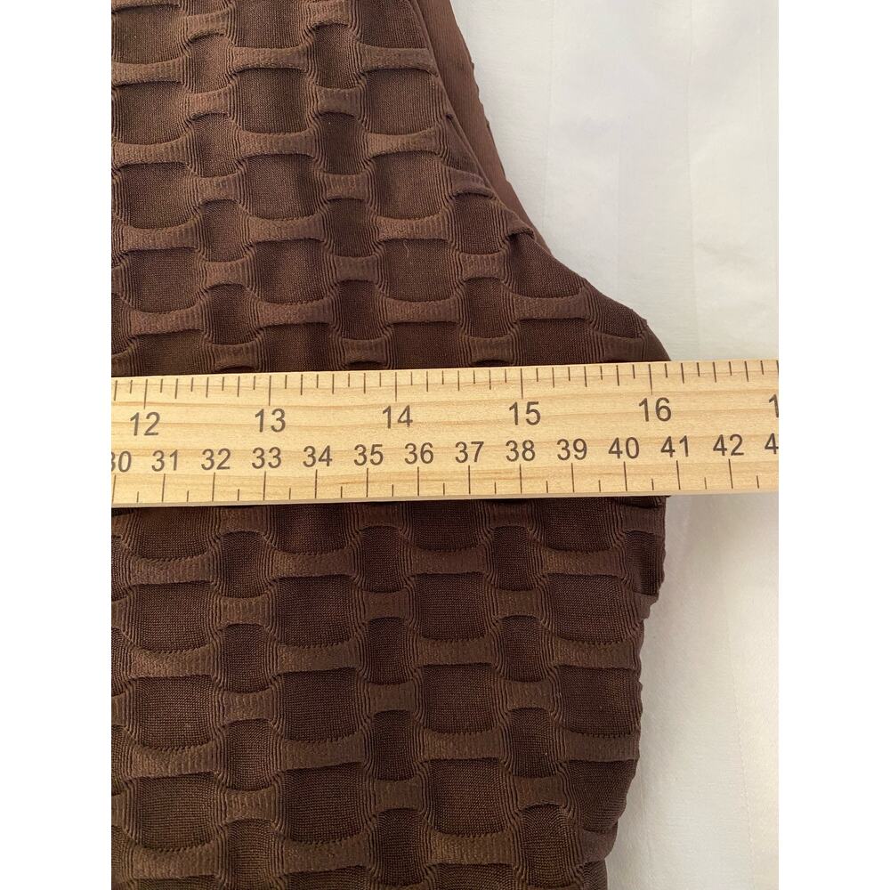 Naked Wardrobe Brown Crop Top - Picture 4 of 8